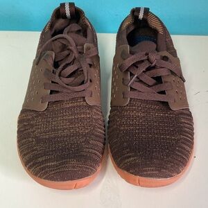 Whitin Minimalist Brown Mens 8 Size 41 Womens 10.5 Athletic Lace Up Casual Shoes